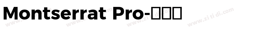 Montserrat Pro字体转换